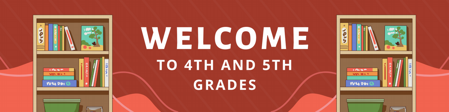Welcome 4th and 5th Grade