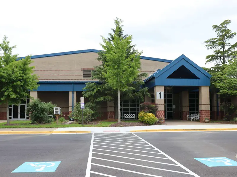 Leesylvania Elementary School building entrance