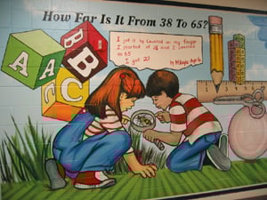 Mural in Leesylvania Elementary School